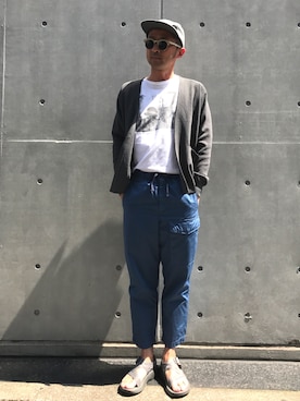 「umit benan（ウミットベナン）のアイテム」を使った、Ryugo Saishuさん（メンズ・177cm）の春コーディネート