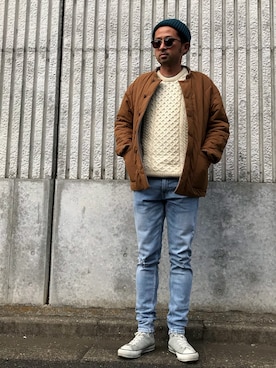 「Steven Alan（スティーブンアラン）のアイテム（その他アウター）」を使った、Ryugo Saishuさん（メンズ・177cm）の秋コーディネート
