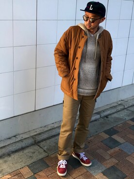 「Steven Alan（スティーブンアラン）のアイテム（ダウンジャケット/コート）」を使った、Ryugo Saishuさん（メンズ・177cm）の冬コーディネート