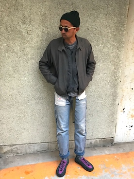 「Snow Peak（スノーピーク）のアイテム（その他アウター）」を使った、Ryugo Saishuさん（メンズ・177cm）の春コーディネート