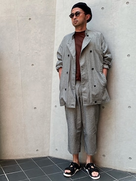 Ryugo Saishuさん（メンズ・177cm）の春コーディネート