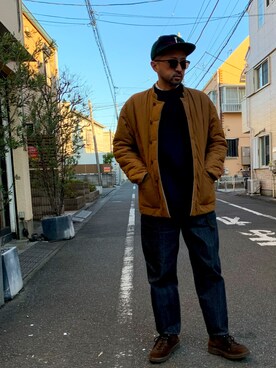 「Steven Alan（スティーブンアラン）のアイテム（ダウンジャケット/コート）」を使った、Ryugo Saishuさん（メンズ・177cm）の冬コーディネート