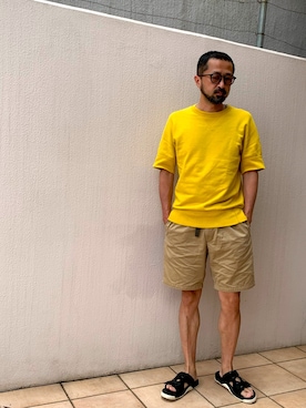 「Scye（サイ）のアイテム（スウェット）」を使った、Ryugo Saishuさん（メンズ・177cm）の春コーディネート