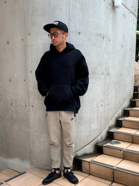 「CDG（シーディージー）のアイテム（シューズ）」を使った、Ryugo Saishuさん（メンズ・177cm）の秋コーディネート