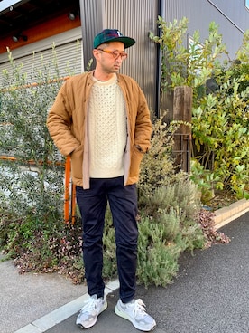 「Steven Alan（スティーブンアラン）のアイテム（その他アウター）」を使った、Ryugo Saishuさん（メンズ・177cm）の冬コーディネート