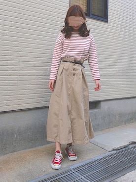 ねこさん（レディース・158cm）の春コーディネート