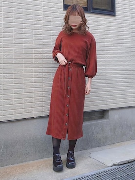 ねこさん（レディース・158cm）の冬コーディネート