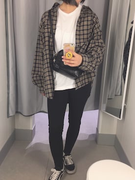 「黒パンツ」｜Madokaさん（レディース・168cm）の秋コーディネート