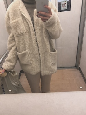 「CONVERSE（コンバース）のアイテム（ハンドバッグ）」を使った、ういおさん（レディース・156cm）の冬コーディネート