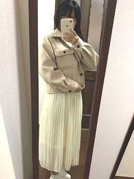 星奈さん（レディース・158cm）の冬コーディネート