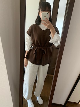 星奈さん（レディース・158cm）の春コーディネート