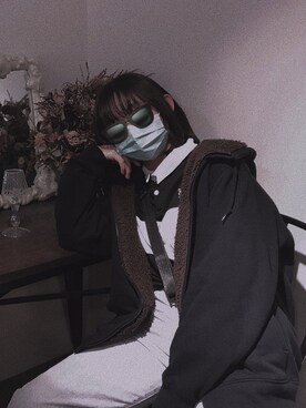 「nike」｜「アイテム（その他アウター）」を使った、Hsuan_さん（レディース・164cm）の春コーディネート