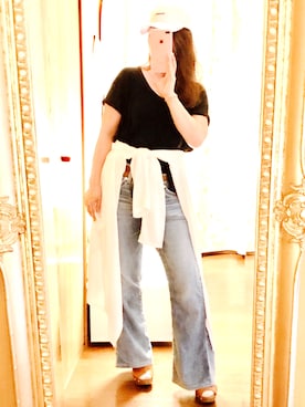 「MOERY（モエリー）のアイテム」を使った、SAO❤︎さん（レディース・151cm）の春コーディネート