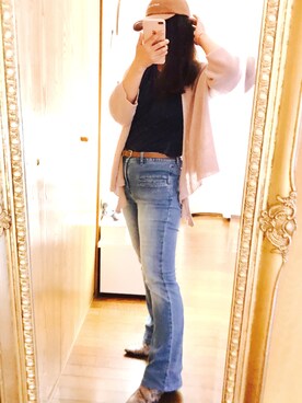 「LOWY（ロヴィ）のアイテム」を使った、SAO❤︎さん（レディース・151cm）の春コーディネート