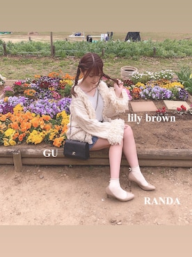 まにょ@甘めカジュアルさんのコーディネート