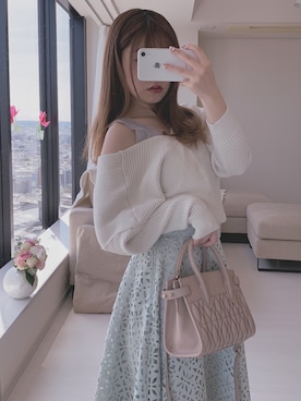 まにょ@甘めカジュアルさんのコーディネート