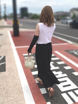 h☺︎‬さん（レディース・163cm）の夏コーディネート