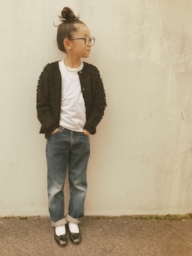 micooさん（キッズ・120cm）の冬コーディネート