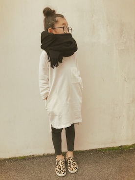 micooさん（キッズ・120cm）の冬コーディネート