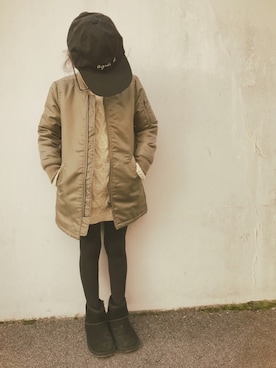 micooさん(キッズ・120cm)の冬コーディネート