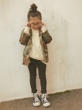 micooさん（キッズ・120cm）の春コーディネート