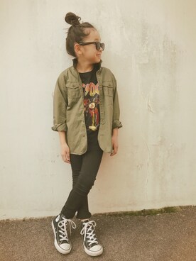 micooさん（キッズ・120cm）の春コーディネート