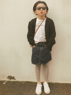 micooさん（キッズ・120cm）の冬コーディネート