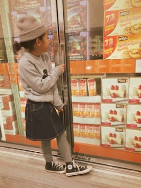 micooさん（キッズ・120cm）の冬コーディネート