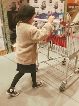 micooさん（キッズ・120cm）の冬コーディネート