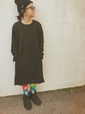 micooさん（キッズ・120cm）の冬コーディネート