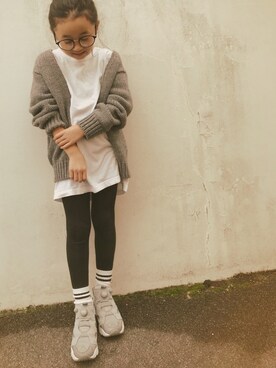 micooさん（キッズ・120cm）の冬コーディネート
