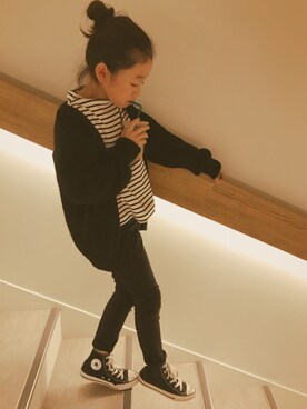 micooさん（キッズ・120cm）の冬コーディネート
