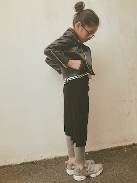 micooさん（キッズ・120cm）の冬コーディネート