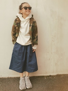 micooさん（キッズ・120cm）の冬コーディネート