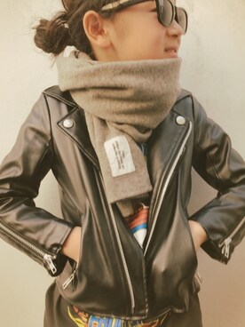 micooさん（キッズ・120cm）の冬コーディネート