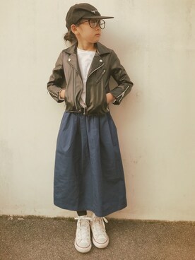 micooさん（キッズ・120cm）の冬コーディネート