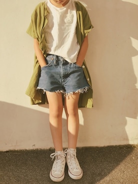 micooさん(キッズ・120cm)の夏コーディネート