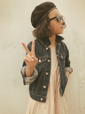 micooさん（キッズ・120cm）の秋コーディネート