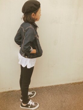 micooさん（キッズ・120cm）の秋コーディネート