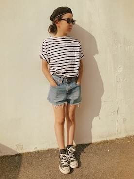 micooさん（キッズ・130cm）の夏コーディネート