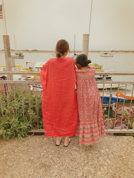 「TKEES（ティキーズ）の＜TKEES（ティキーズ）＞ トング サンダル◆（サンダル）」を使った、micooさん（キッズ・130cm）の秋コーディネート