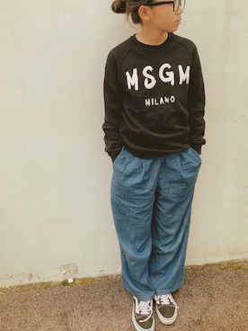 「StompStamp（ストンプスタンプ）のアイテム」を使った、micooさん（キッズ・135cm）の春コーディネート