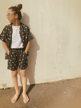 micooさん（キッズ・140cm）の夏コーディネート