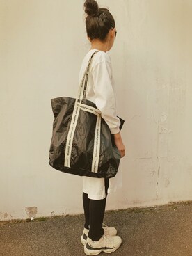 「FREAK'S STORE（フリークスストア）のアイテム（ワンピース/ドレス）」を使った、micooさん（キッズ・143cm）の秋コーディネート