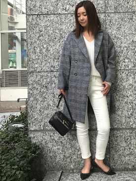 「スタッズシューズ」｜BARNYARDSTORM WEB STAFFさん（レディース・165cm）の冬コーディネート