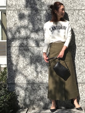 「BARNYARDSTORM（バンヤードストーム）のアイテム（その他シューズ）」を使った、BARNYARDSTORM WEB STAFFさん（レディース・165cm）の春コーディネート