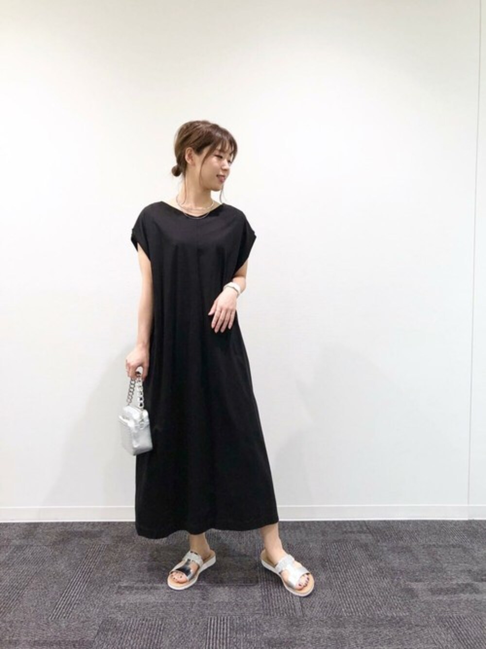 BARNYARDSTORM Hラインメタリックサンダルシルバー　 Size 37 BARNYARDSTORM（バンヤードストーム）の「BARNYARDSTORM / H