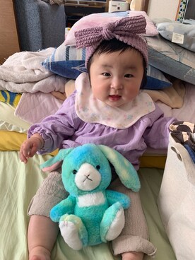 「BREEZE（ブリーズ）のアイテム（チュニック）」を使った、UKI★さん（レディース・158cm）の春コーディネート