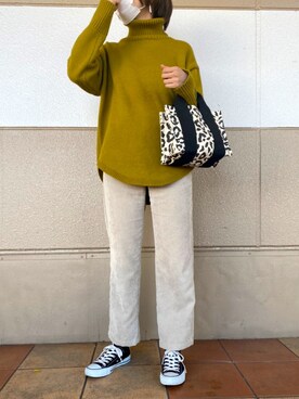 moeさん（レディース・164cm）の冬コーディネート