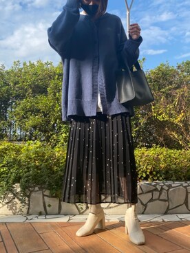 moeさん（レディース・164cm）の冬コーディネート